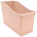 TEACHER CREATED RESOURCES Blush Plastic Book Bin