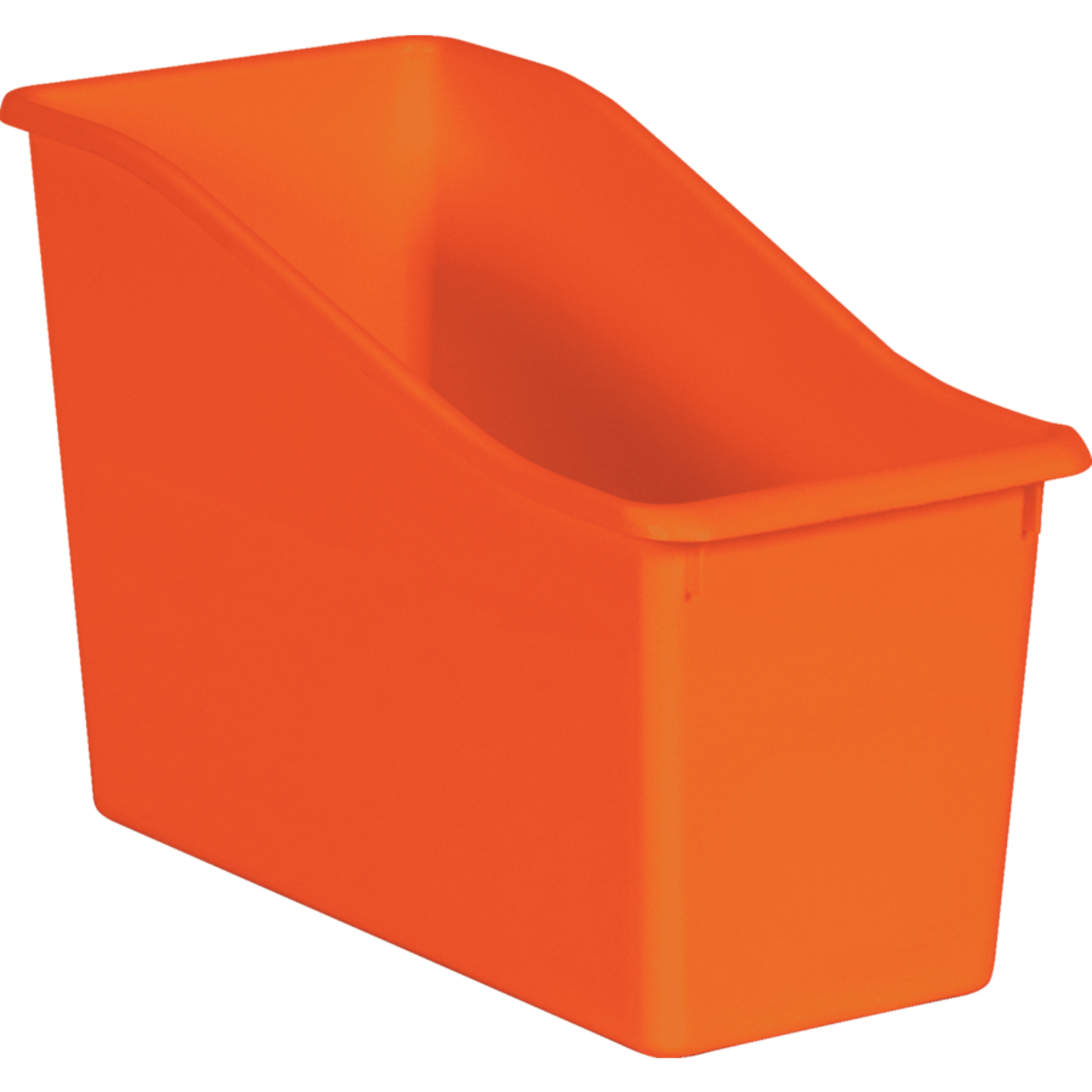 TEACHER CREATED RESOURCES Orange Plastic Book Bin