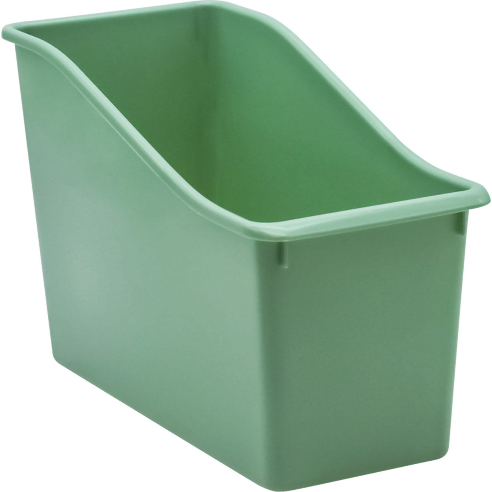 TEACHER CREATED RESOURCES Eucalyptus Green Plastic Book Bin