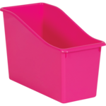 TEACHER CREATED RESOURCES Pink Plastic Book Bin