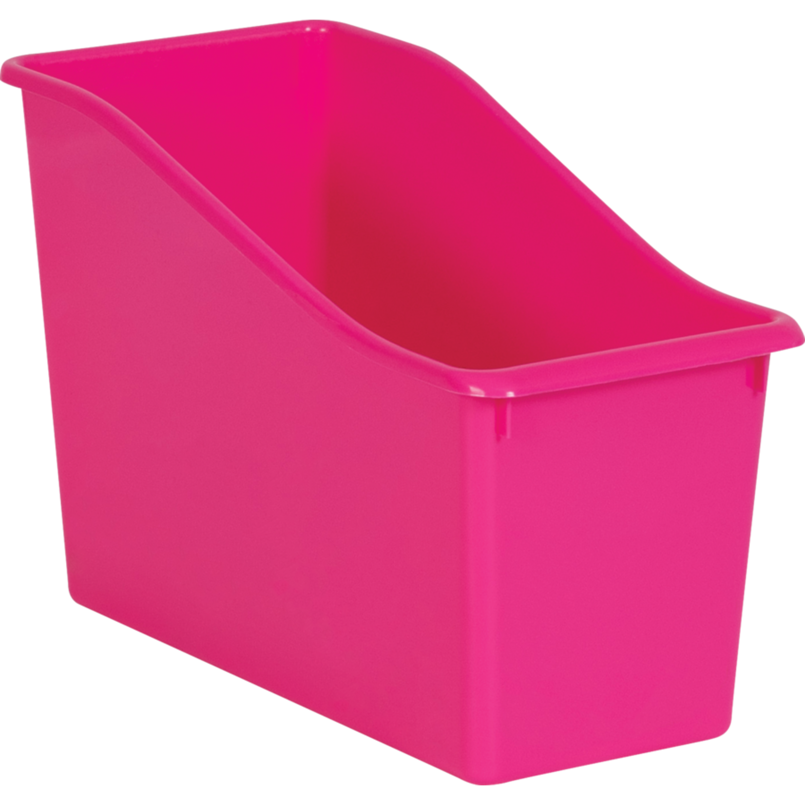 TEACHER CREATED RESOURCES Pink Plastic Book Bin