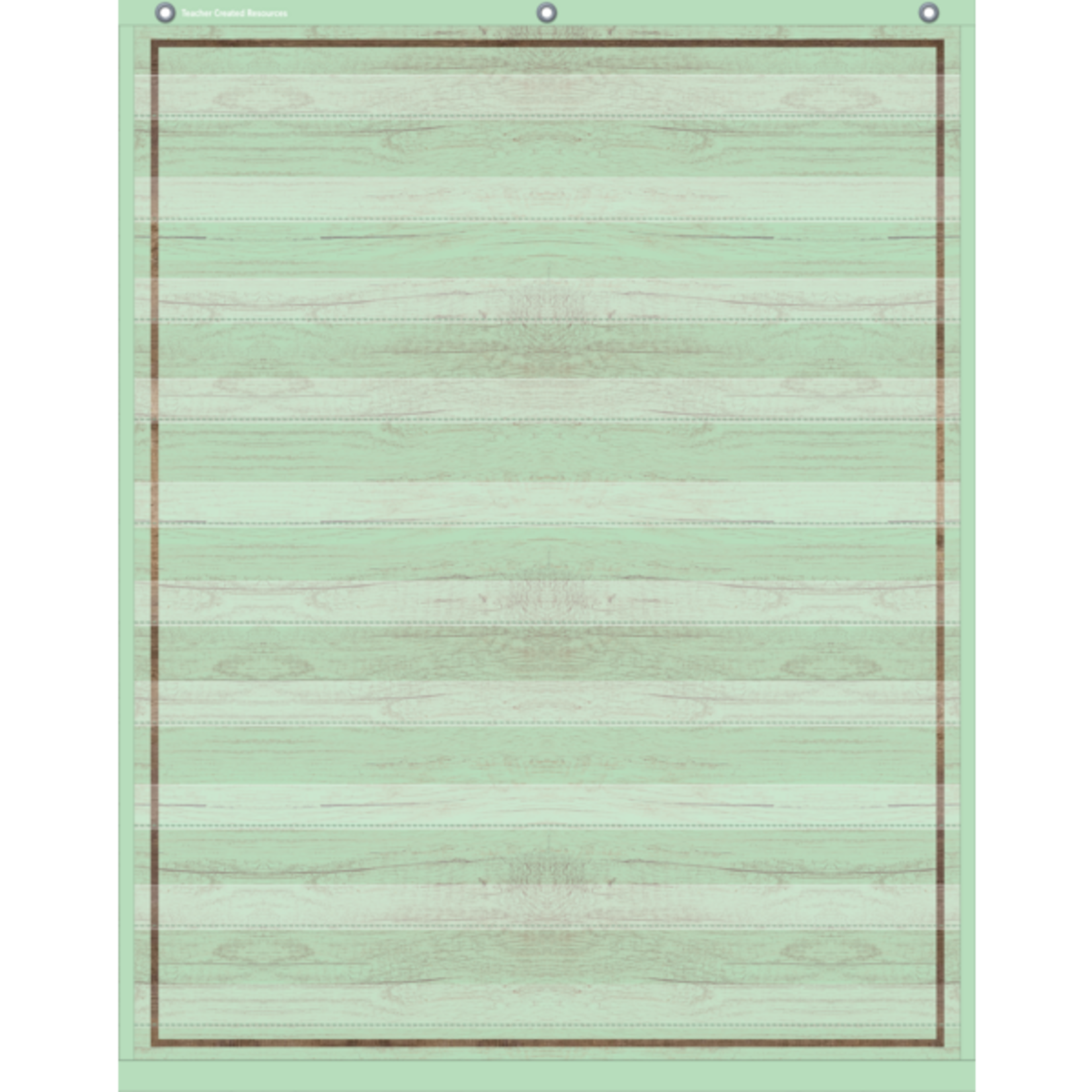 TEACHER CREATED RESOURCES Mint Green Painted Wood 10 Pocket Chart