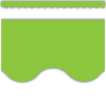 TEACHER CREATED RESOURCES Lime Scalloped Border Trim