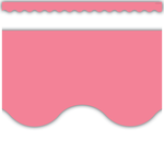 TEACHER CREATED RESOURCES Light Pink Scalloped Border Trim