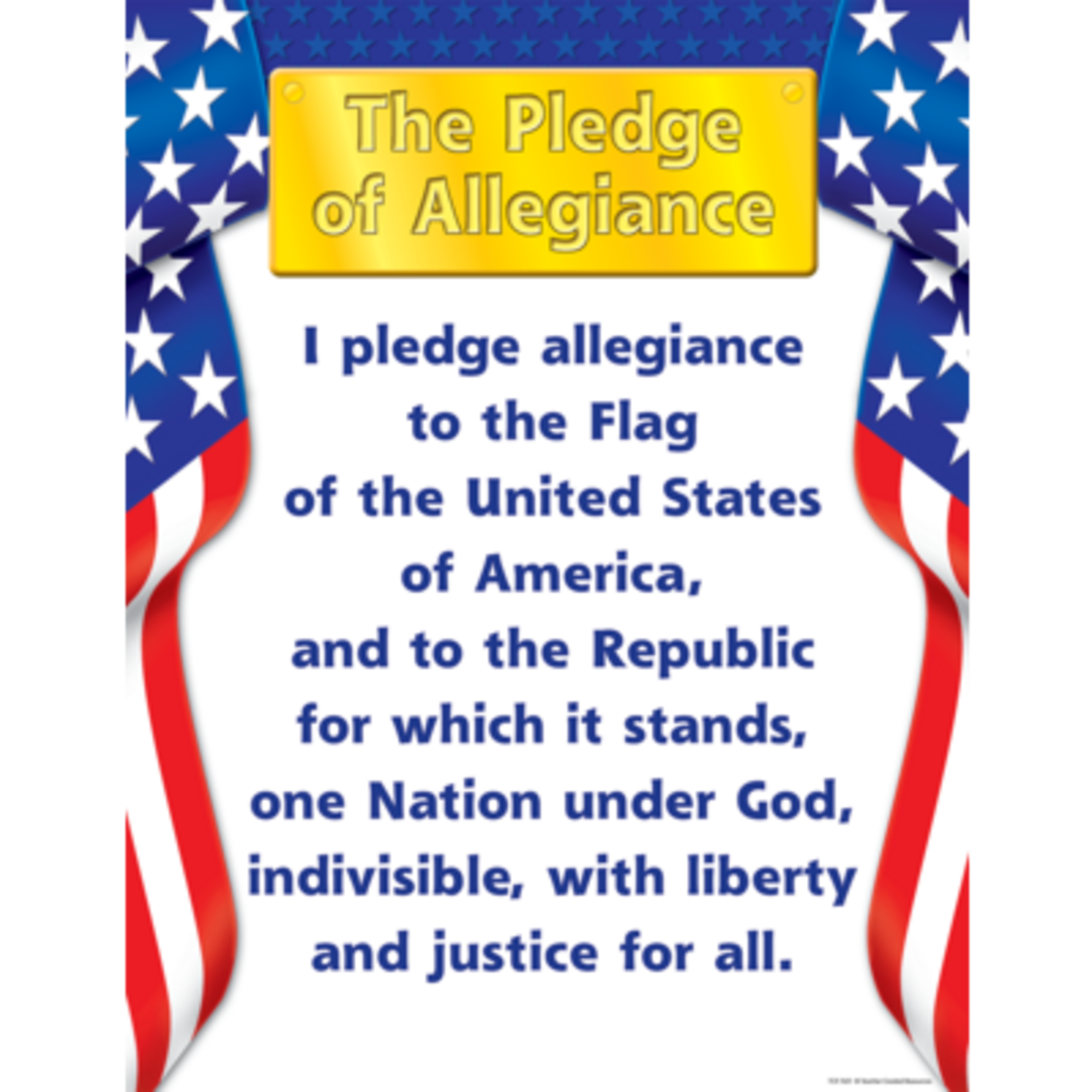 TEACHER CREATED RESOURCES Pledge of Allegiance Chart