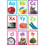 TEACHER CREATED RESOURCES Colorful Photo Alphabet Cards Bulletin Board