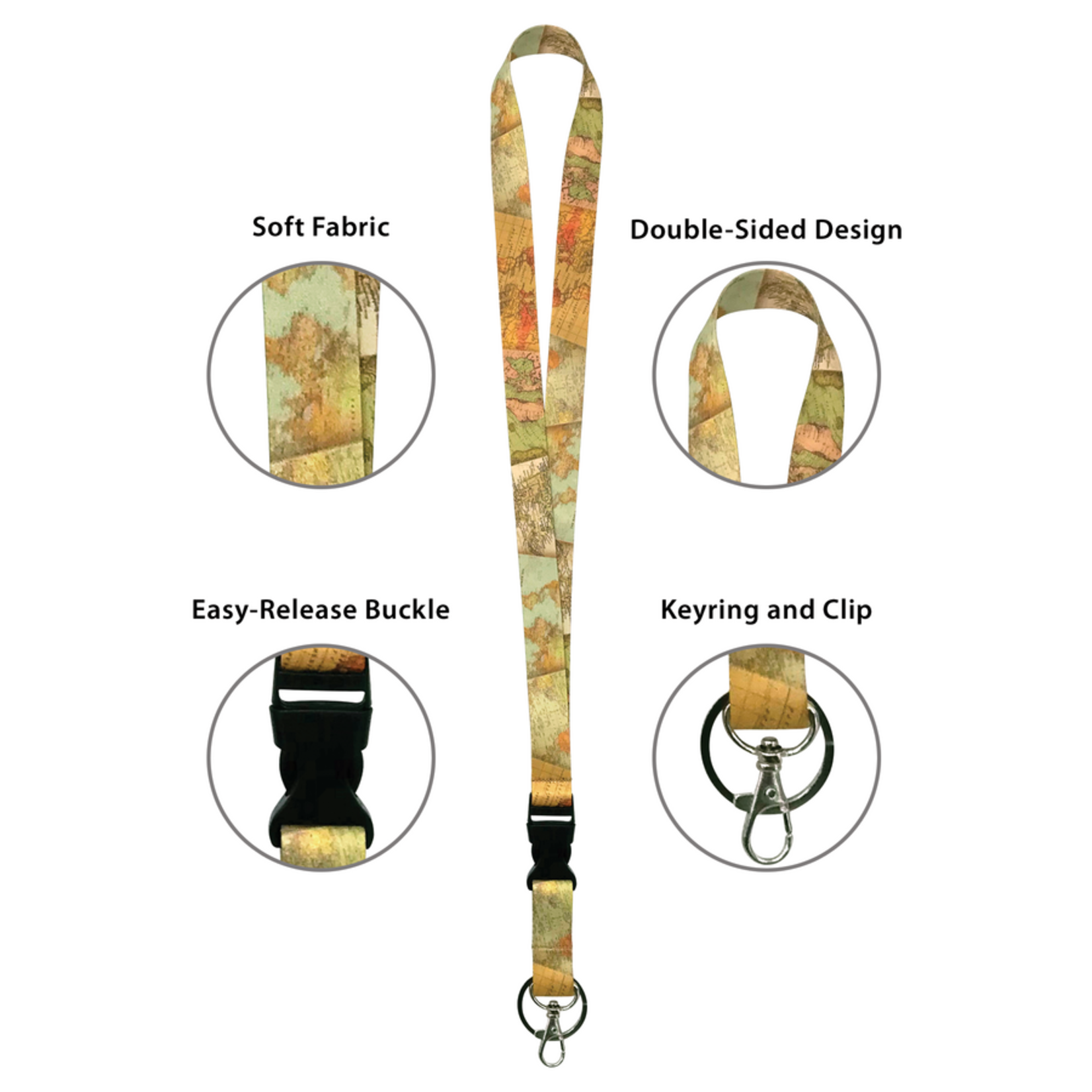 TEACHER CREATED RESOURCES Travel the Map Lanyard