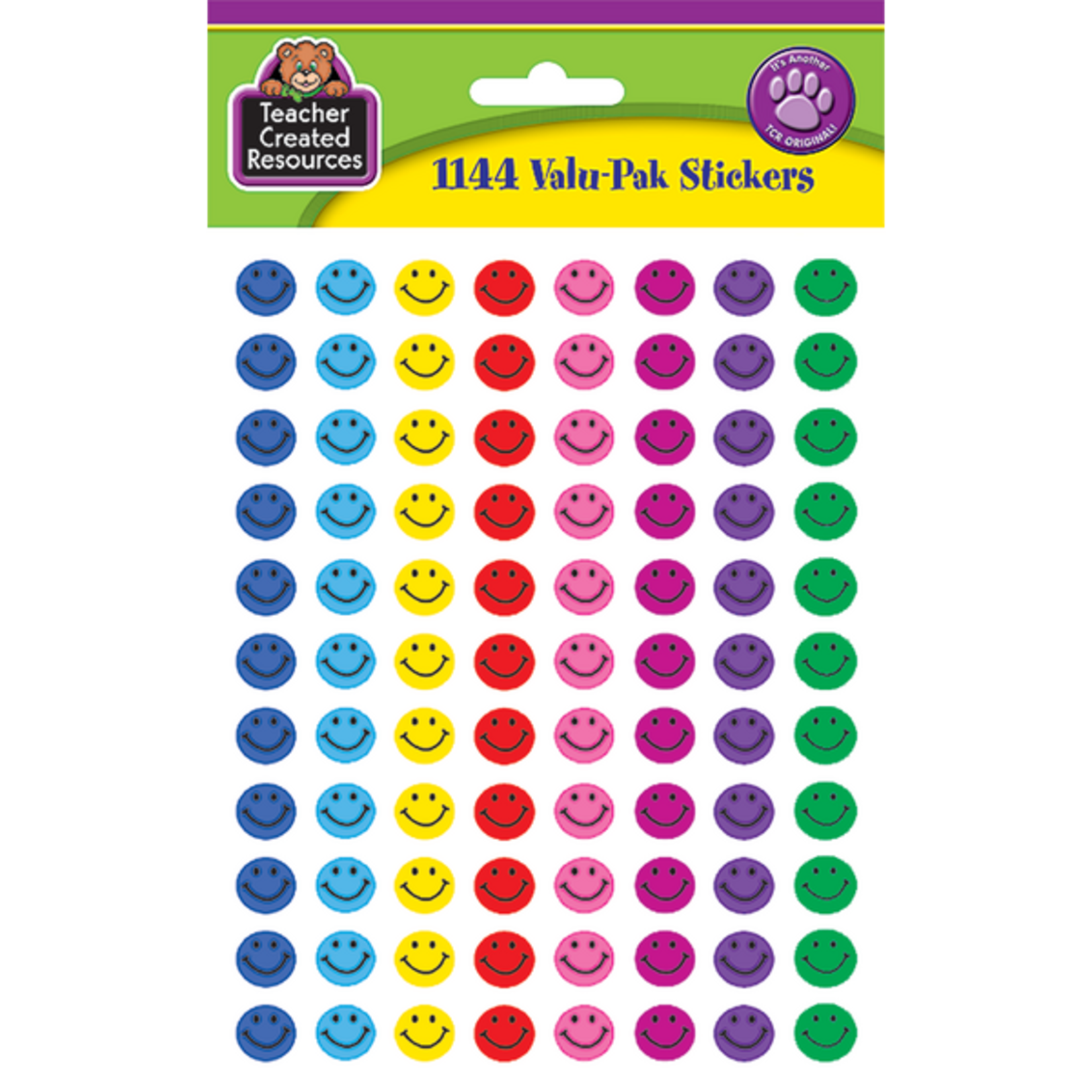 TEACHER CREATED RESOURCES Happy Face Mini Stickers Valu-Pak