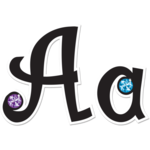 TEACHER CREATED RESOURCES 5" Bling Letters with Colorful Jewels
