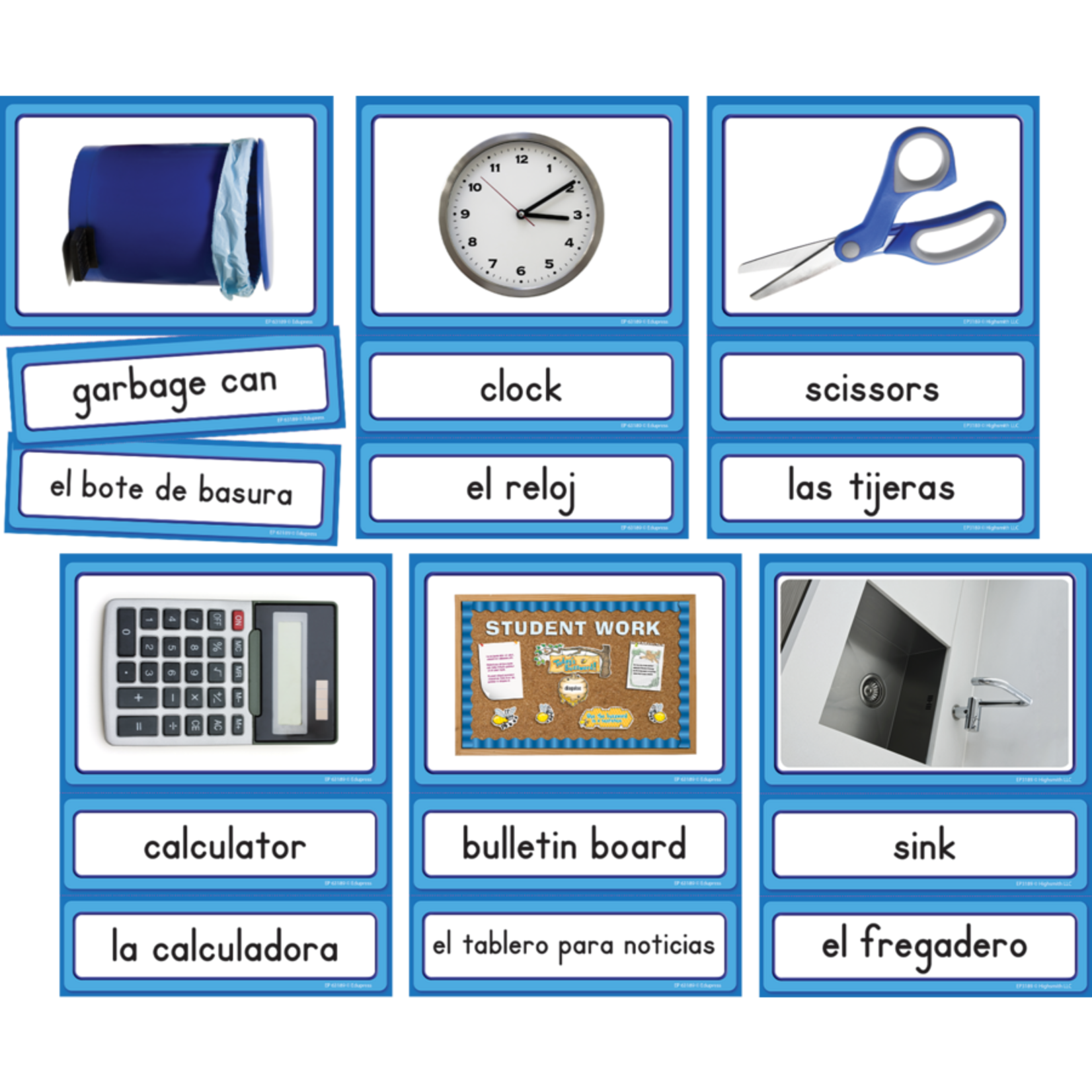 TEACHER CREATED RESOURCES Spanish/English Classroom Labels Accents
