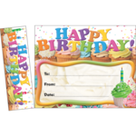 TEACHER CREATED RESOURCES Happy Birthday Cupcakes Bookmark Awards