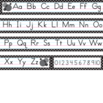 TEACHER CREATED RESOURCES Black Polka Dots Traditional Printing Mini Bulletin Board