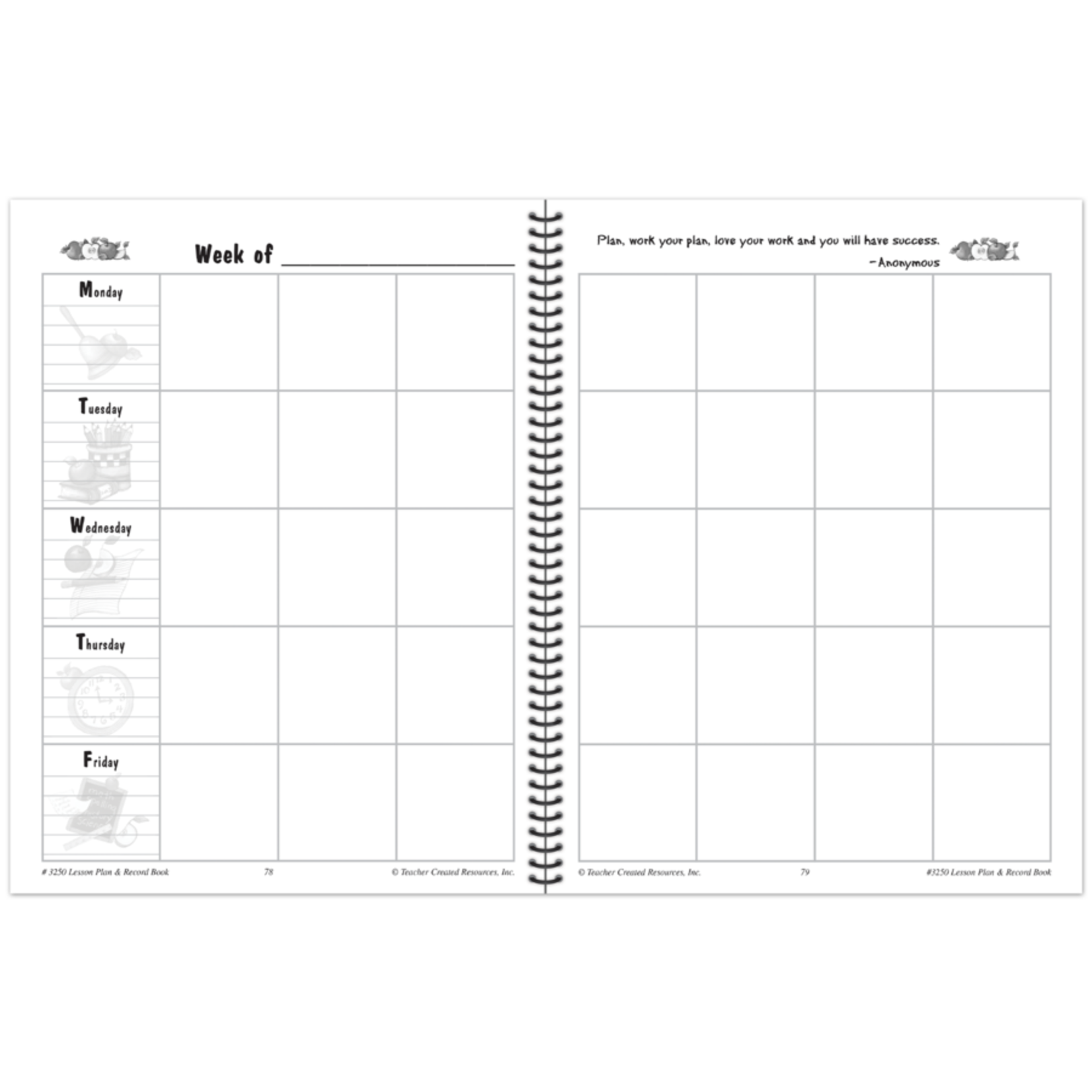 TEACHER CREATED RESOURCES Lesson Plan & Record Book from Susan Winget