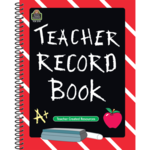TEACHER CREATED RESOURCES Chalkboard Teacher Record Book