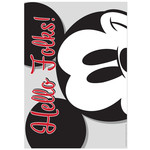 Mickey Mouse® Poster Hello Folks! 13" x 19"