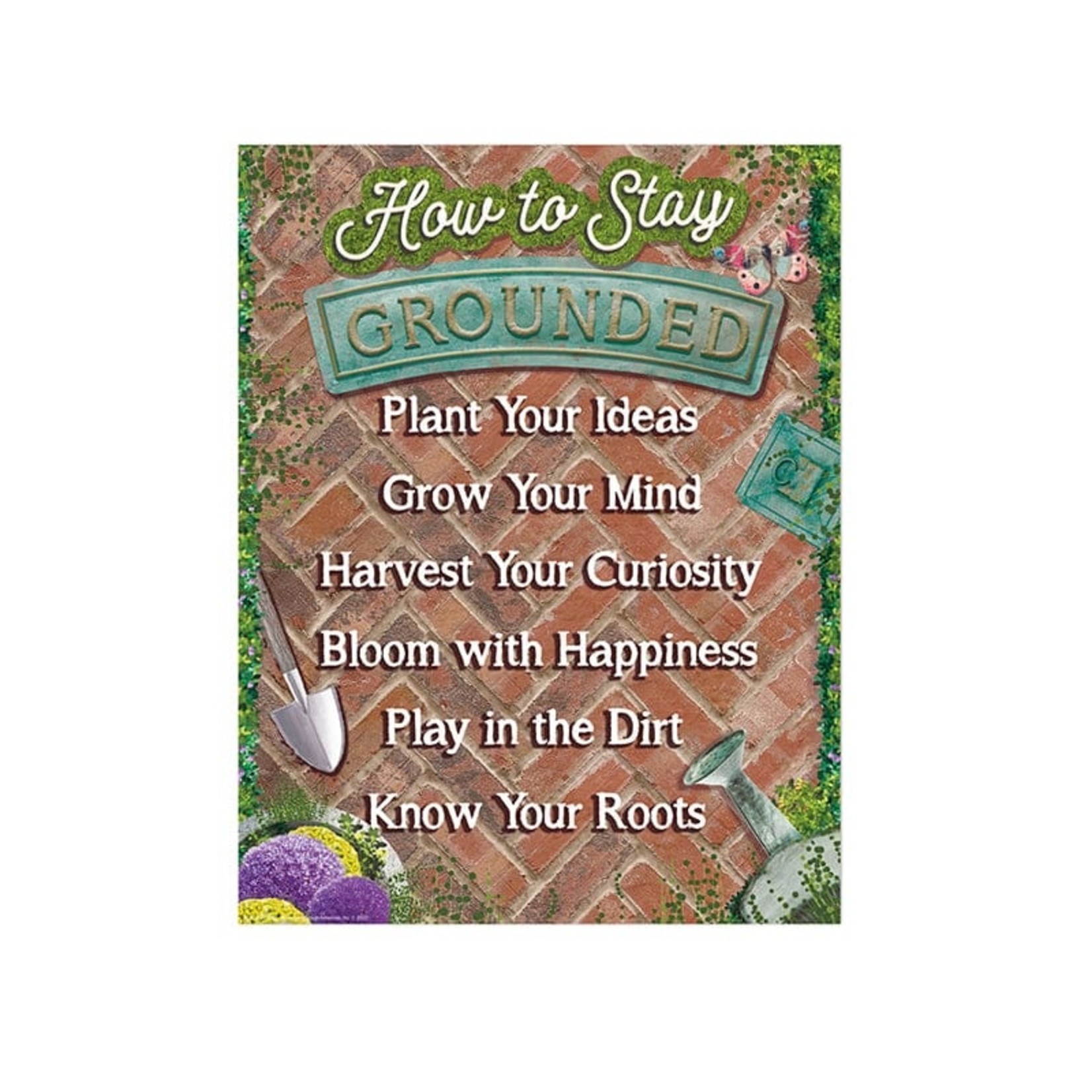 How to Stay Grounded 17X22 Chart Curiosity Garden