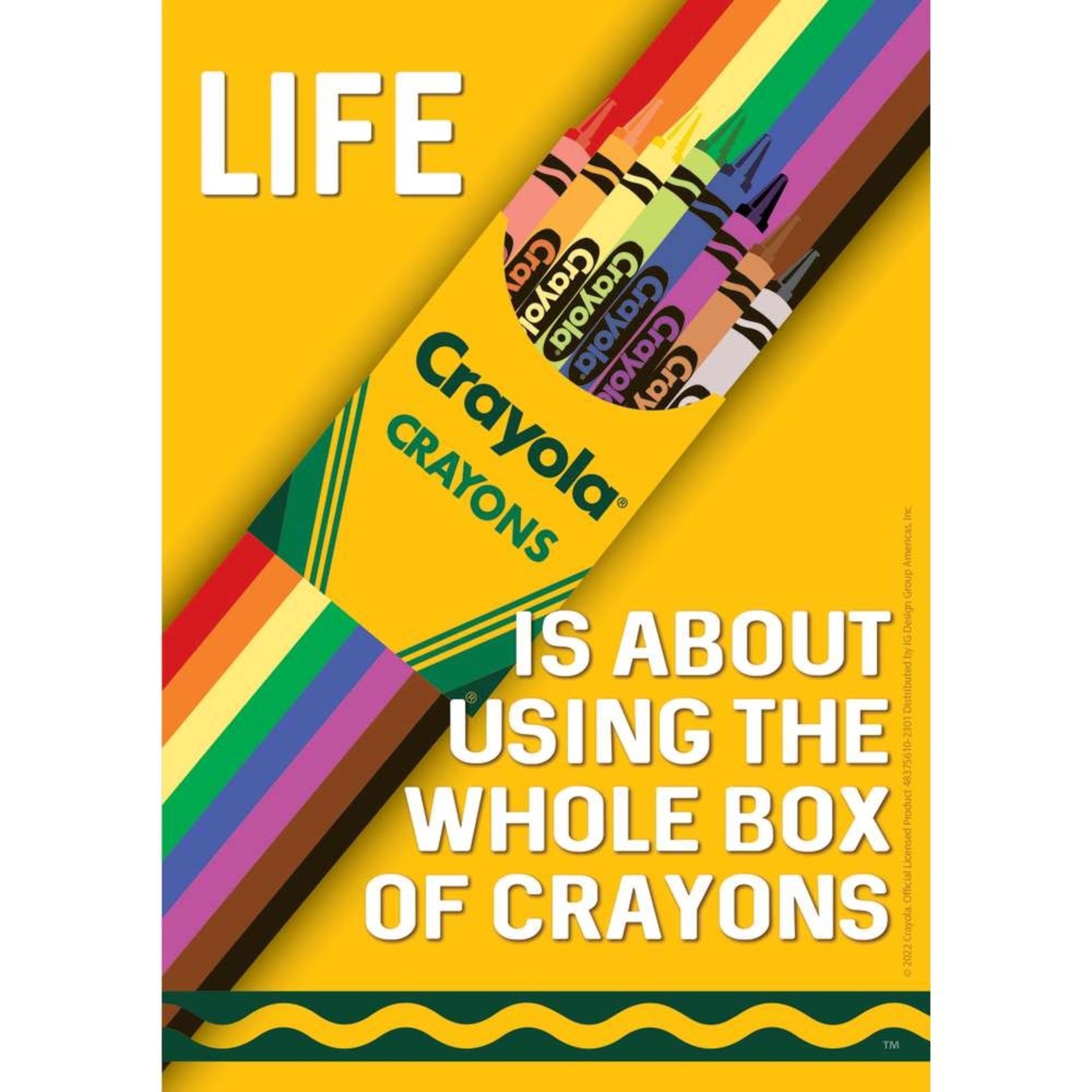 Crayola® Use the Whole Box of Crayons Poster