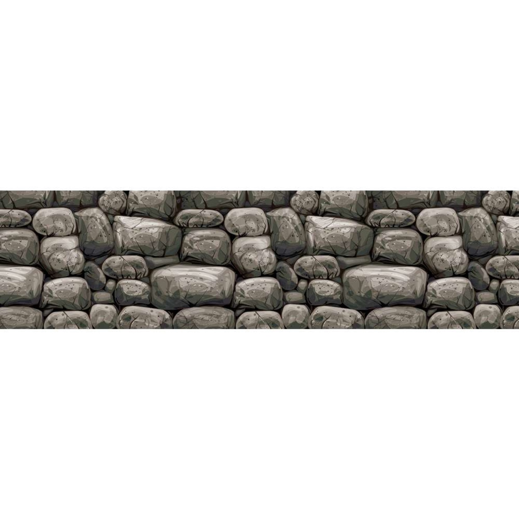 Curiosity Garden Stone Wall Deco Trim