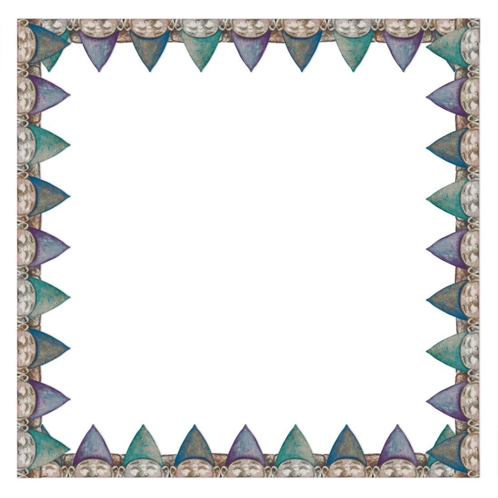 Curiosity Garden Peeking Gnomes Extra Wide Deco Trim