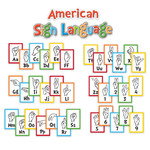 Dr. Seuss™ Sign Language Alphabet Mini Bulletin Board Set