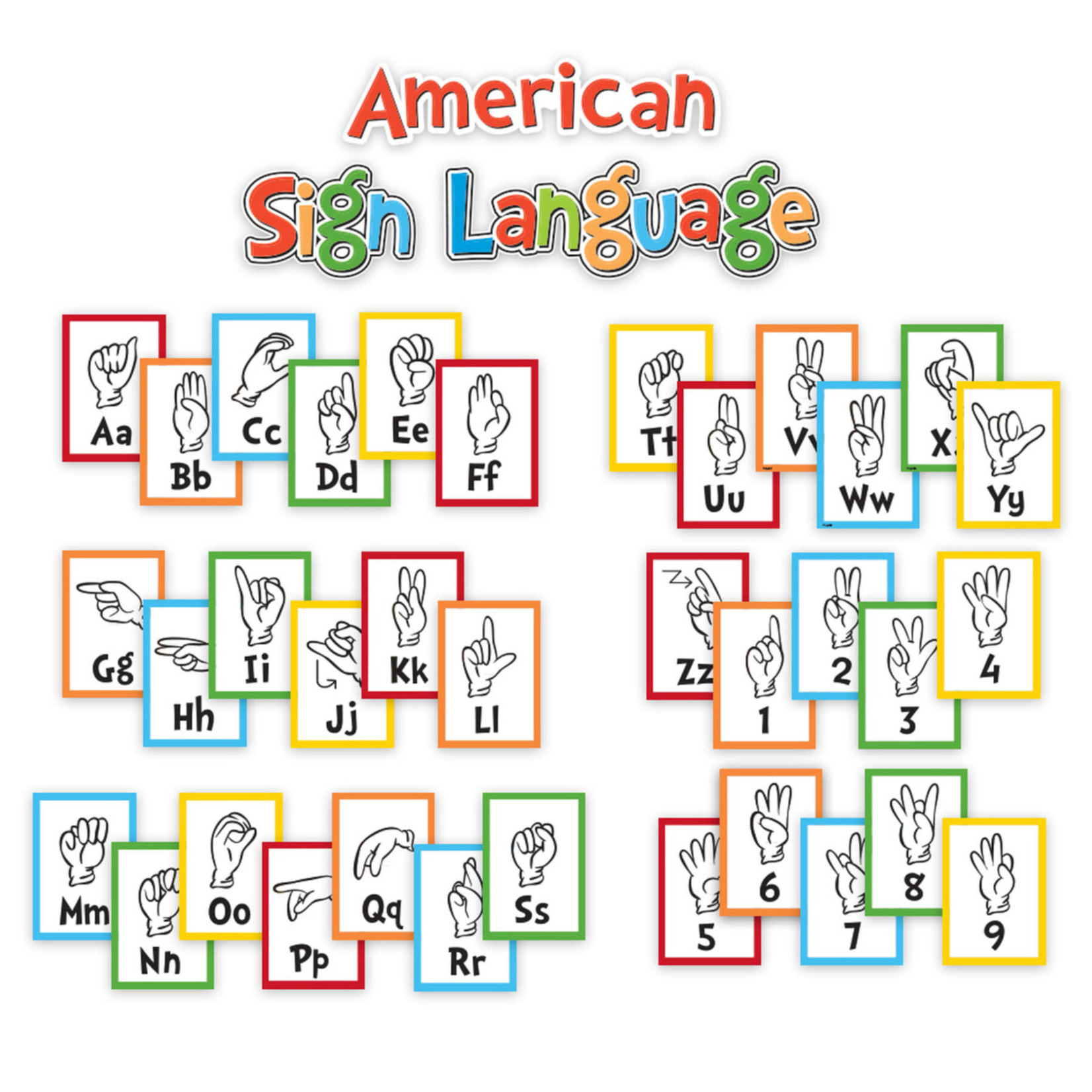 Dr. Seuss™ Sign Language Alphabet Mini Bulletin Board Set