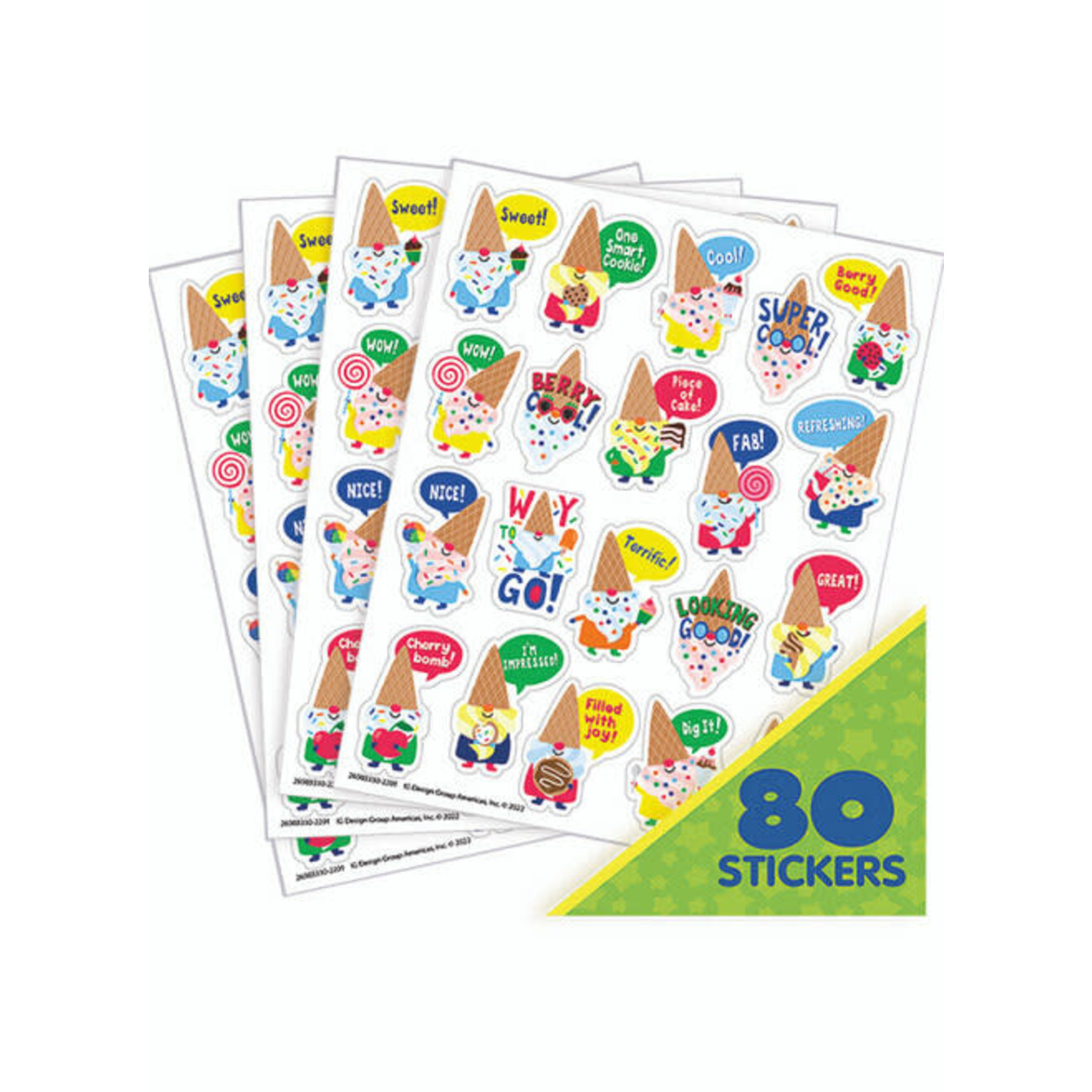 Dessert Gnomes Scented Stickers