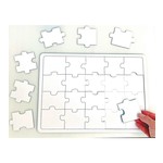 ASHLEY INCORPORATED Blank White Puzzles, 14" x 10"