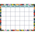 TEACHER CREATED RESOURCES Wildflowers Calendar Chart