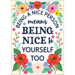TEACHER CREATED RESOURCES Wildflowers Being a Nice Person Positive Poster