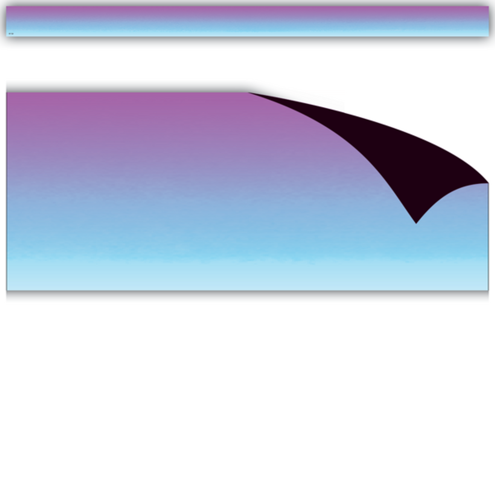 TEACHER CREATED RESOURCES Purple and Blue Color Wash Magnetic Border