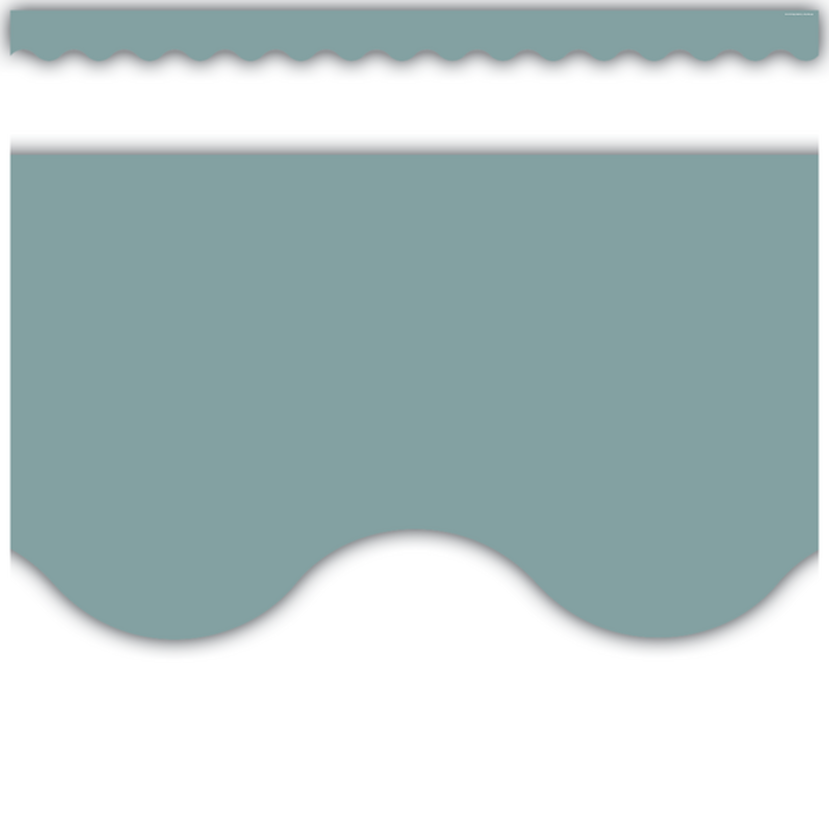 TEACHER CREATED RESOURCES Stone Blue Scalloped Border Trim