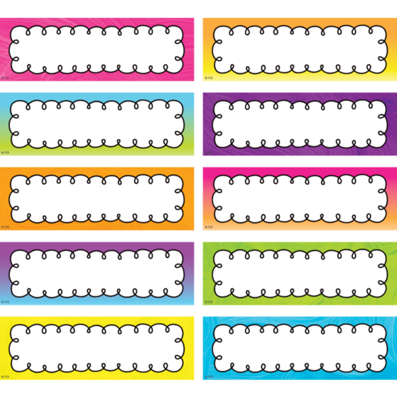 TEACHER CREATED RESOURCES Brights 4Ever Labels Magnetic Accents