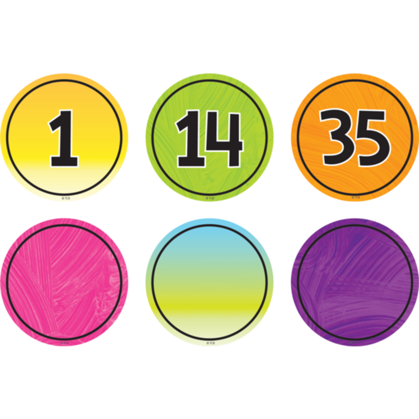 TEACHER CREATED RESOURCES Brights 4Ever Numbers Magnetic Accents