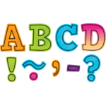TEACHER CREATED RESOURCES Brights 4Ever Bold Block 3" Magnetic Letters