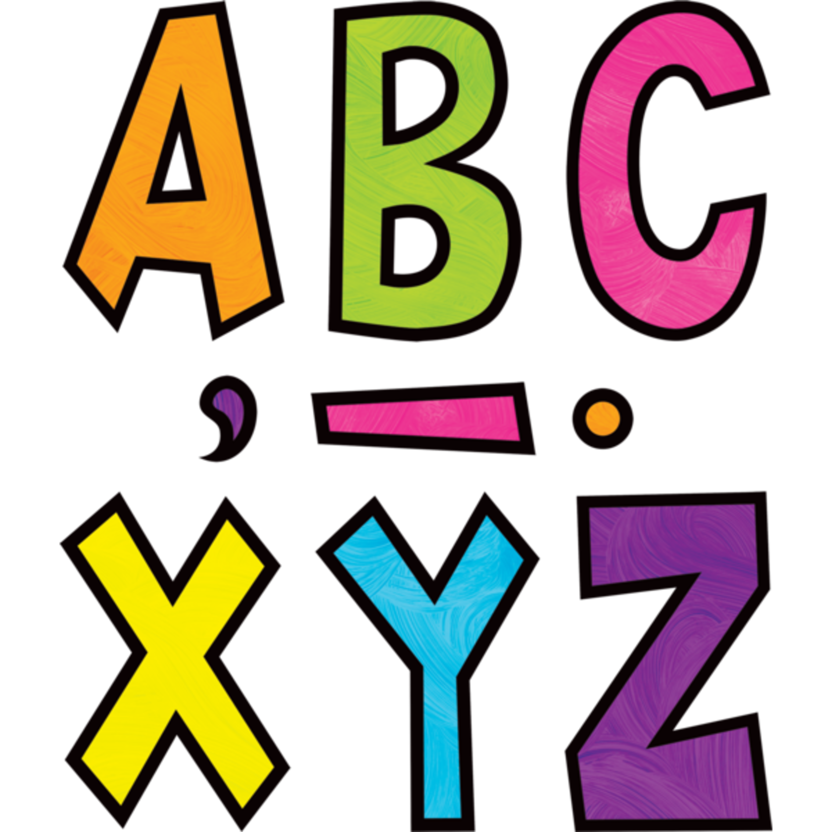 TEACHER CREATED RESOURCES Brights 4Ever 7" Fun Font Letters