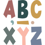 TEACHER CREATED RESOURCES Wonderfully Wild 7" Fun Font Letters