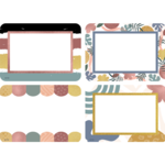 TEACHER CREATED RESOURCES Wonderfully Wild Name Tags/Labels - Multi-Pack