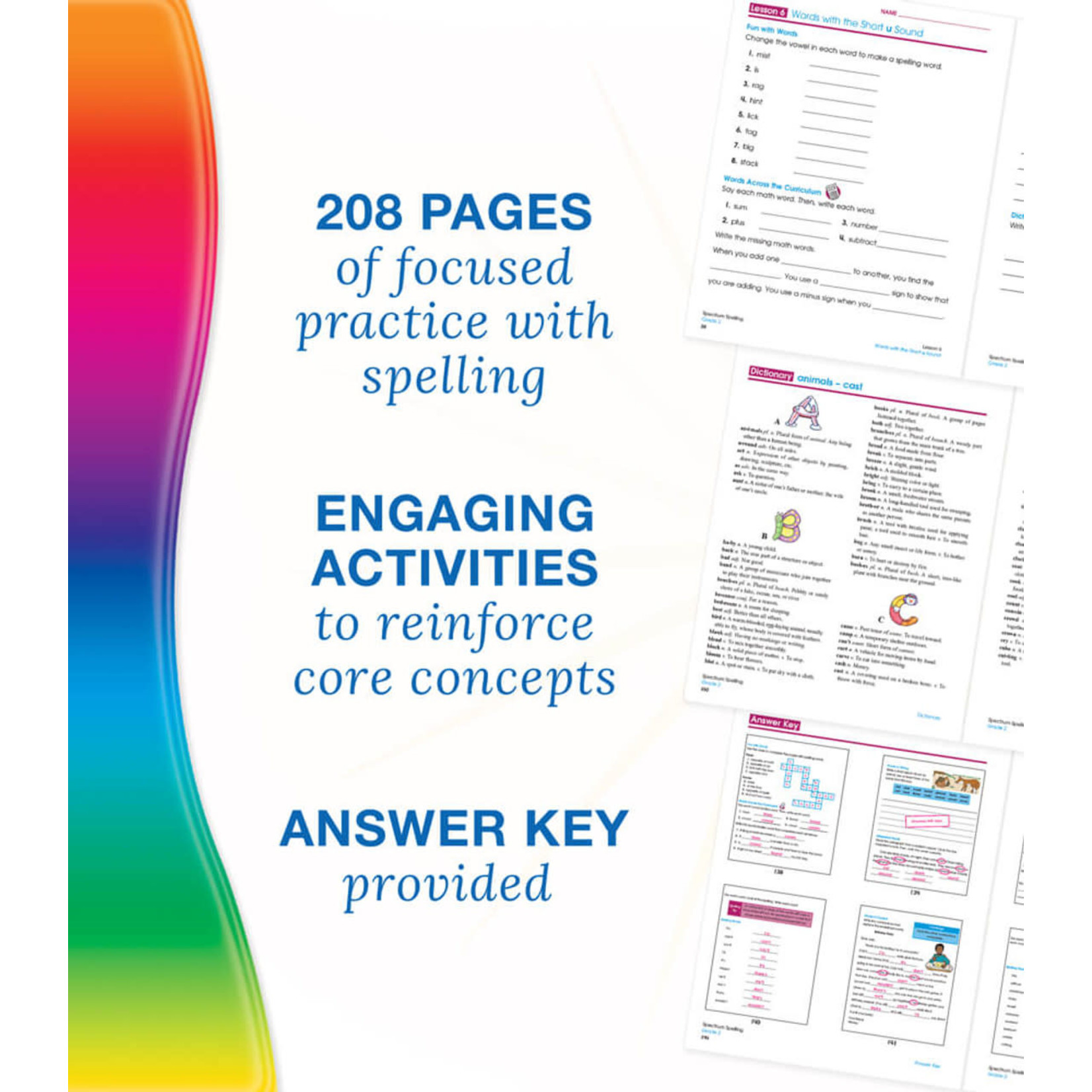 CARSON DELLOSA PUBLISHING CO Spectrum Spelling Workbook Grade 2