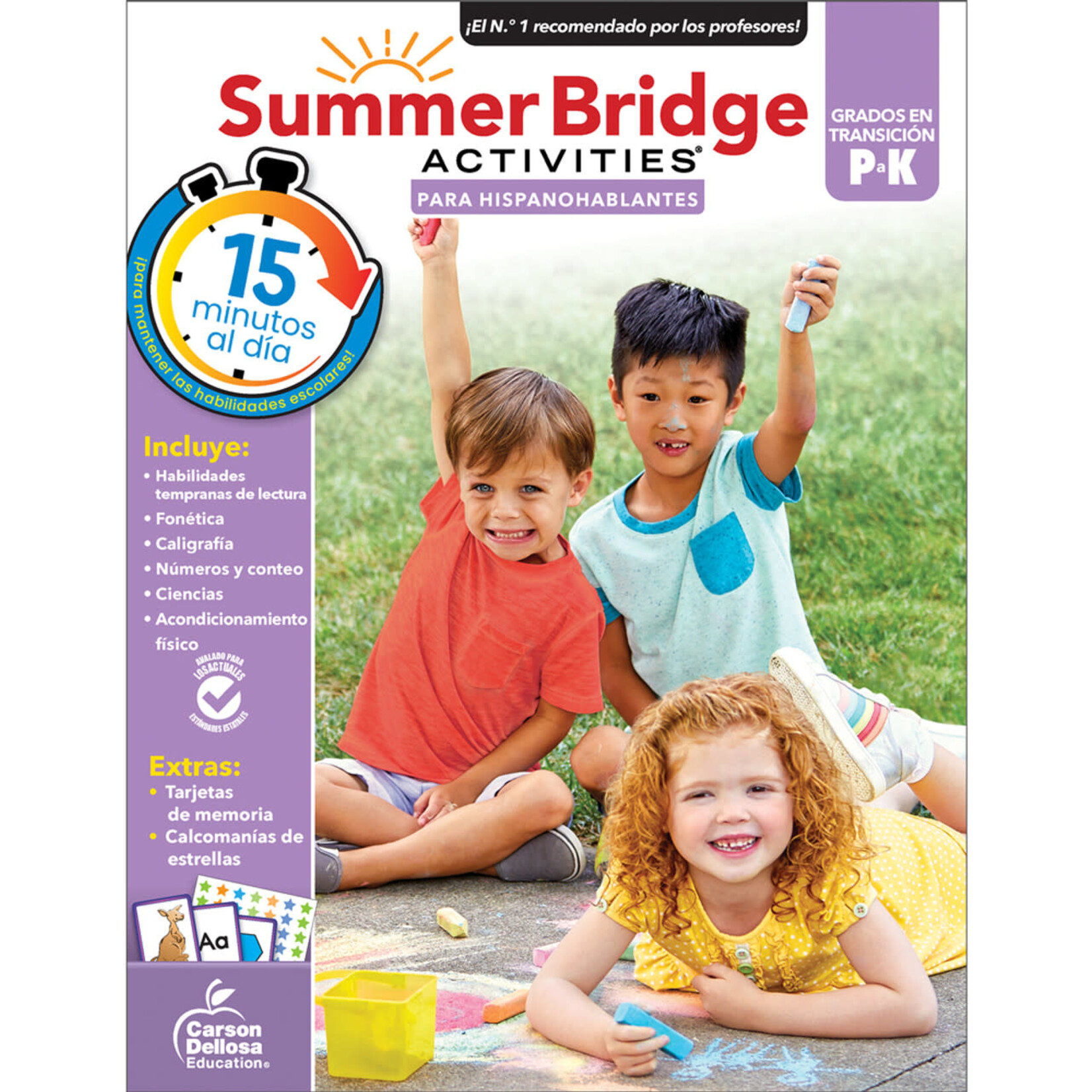 CARSON DELLOSA PUBLISHING CO Summer Bridge Activities Spanish Grade PreK-K Workbook
