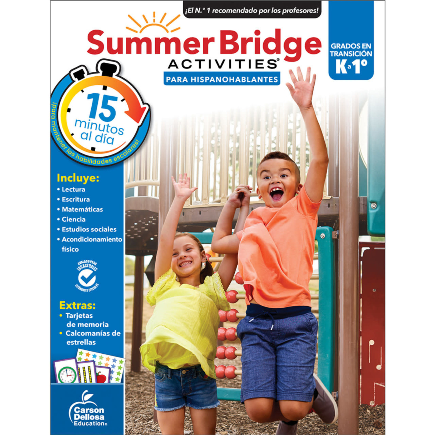 CARSON DELLOSA PUBLISHING CO Summer Bridge Activities Spanish Grade K-1 Workbook