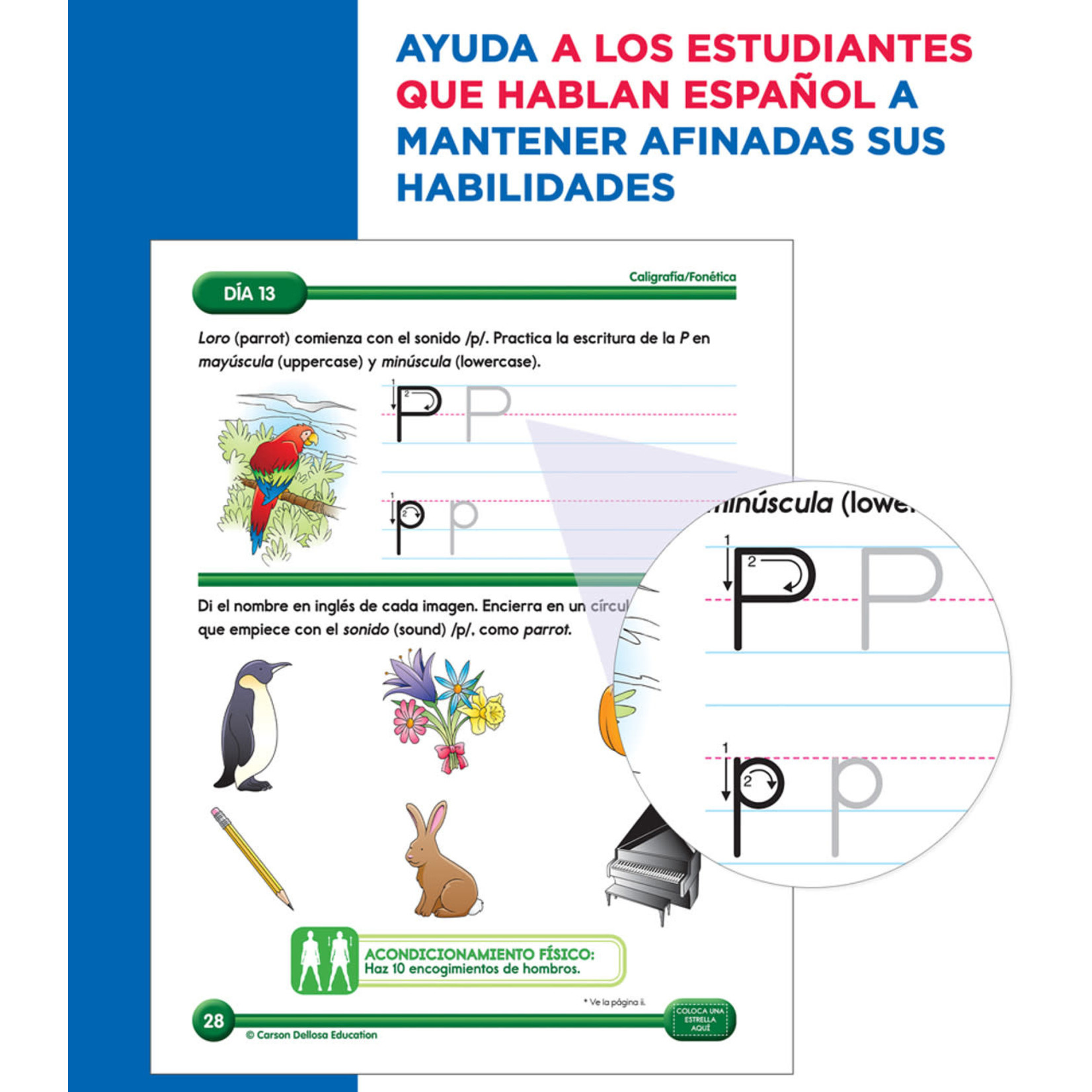 CARSON DELLOSA PUBLISHING CO Summer Bridge Activities Spanish Grade K-1 Workbook