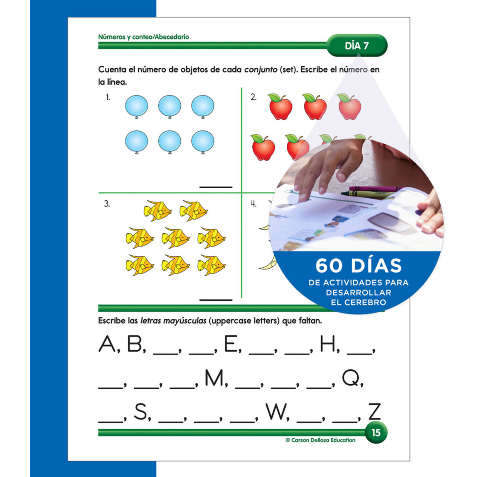 CARSON DELLOSA PUBLISHING CO Summer Bridge Activities Spanish Grade K-1 Workbook