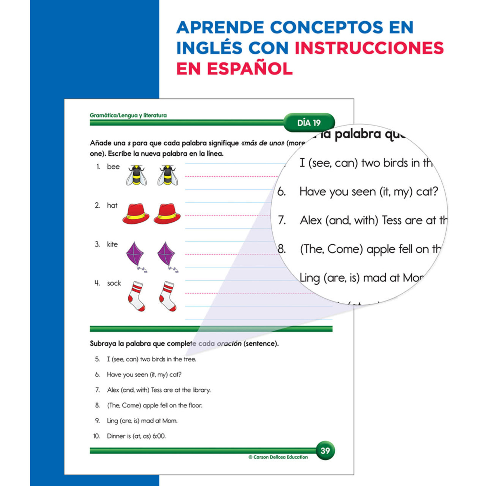 CARSON DELLOSA PUBLISHING CO Summer Bridge Activities Spanish Grade K-1 Workbook