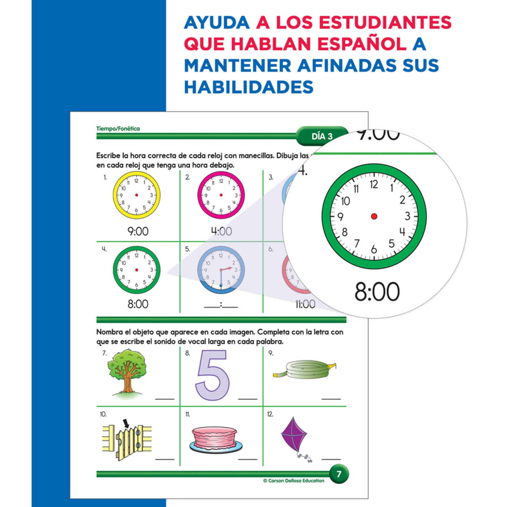 CARSON DELLOSA PUBLISHING CO Summer Bridge Activities Spanish Grade 1-2 Workbook