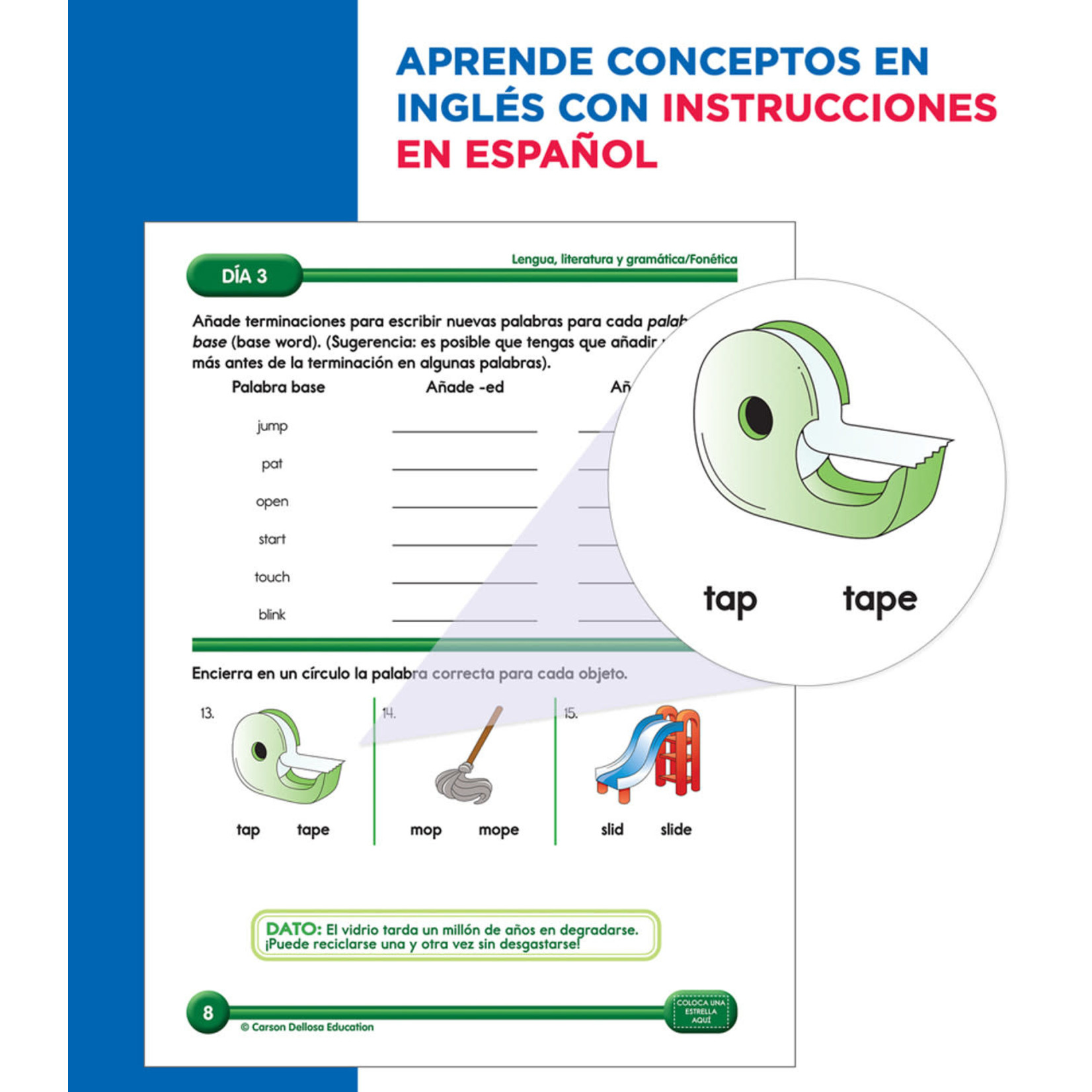 CARSON DELLOSA PUBLISHING CO Summer Bridge Activities Spanish Grade 1-2 Workbook