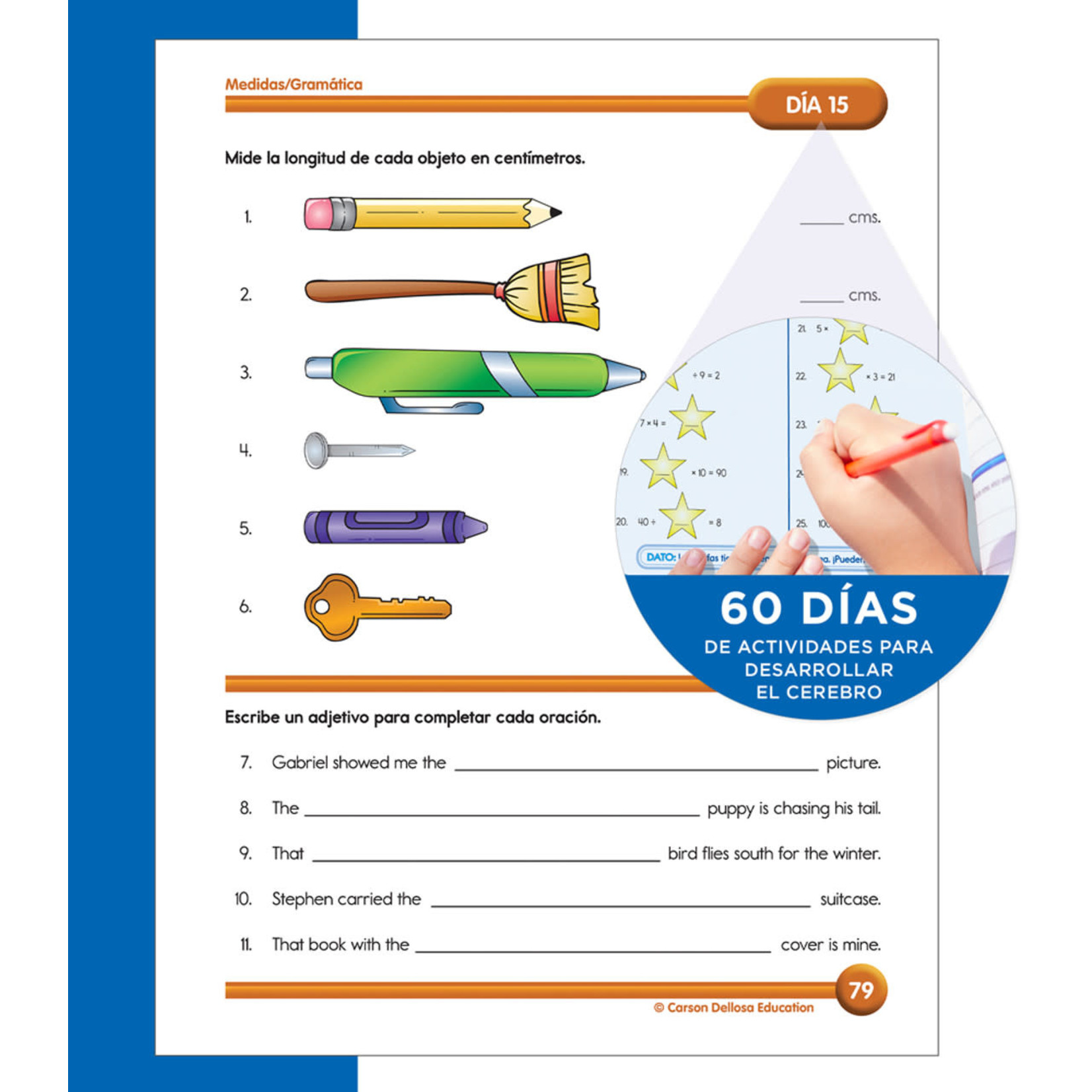 CARSON DELLOSA PUBLISHING CO Summer Bridge Activities Spanish Grade 2-3 Workbook