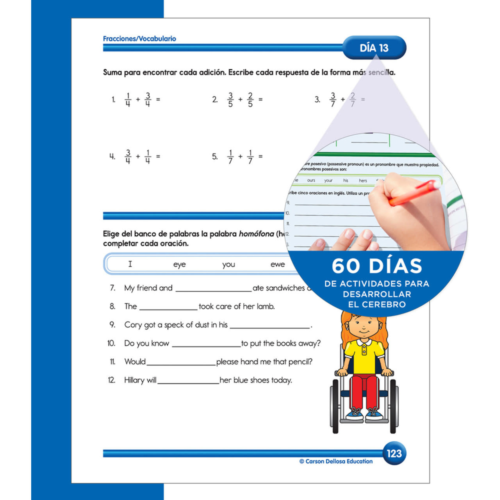 CARSON DELLOSA PUBLISHING CO Summer Bridge Activities Spanish Grade 3-4 Workbook