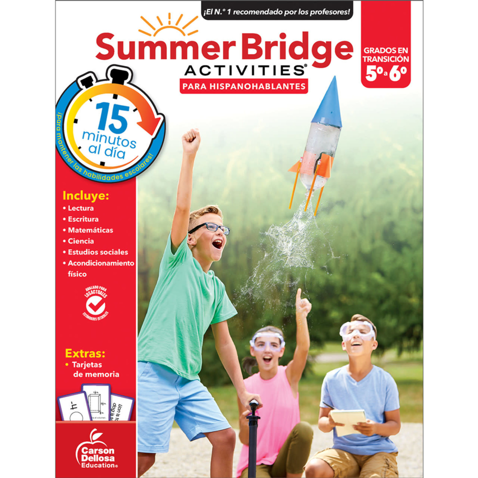CARSON DELLOSA PUBLISHING CO Summer Bridge Activities Spanish Grade 5-6 Workbook