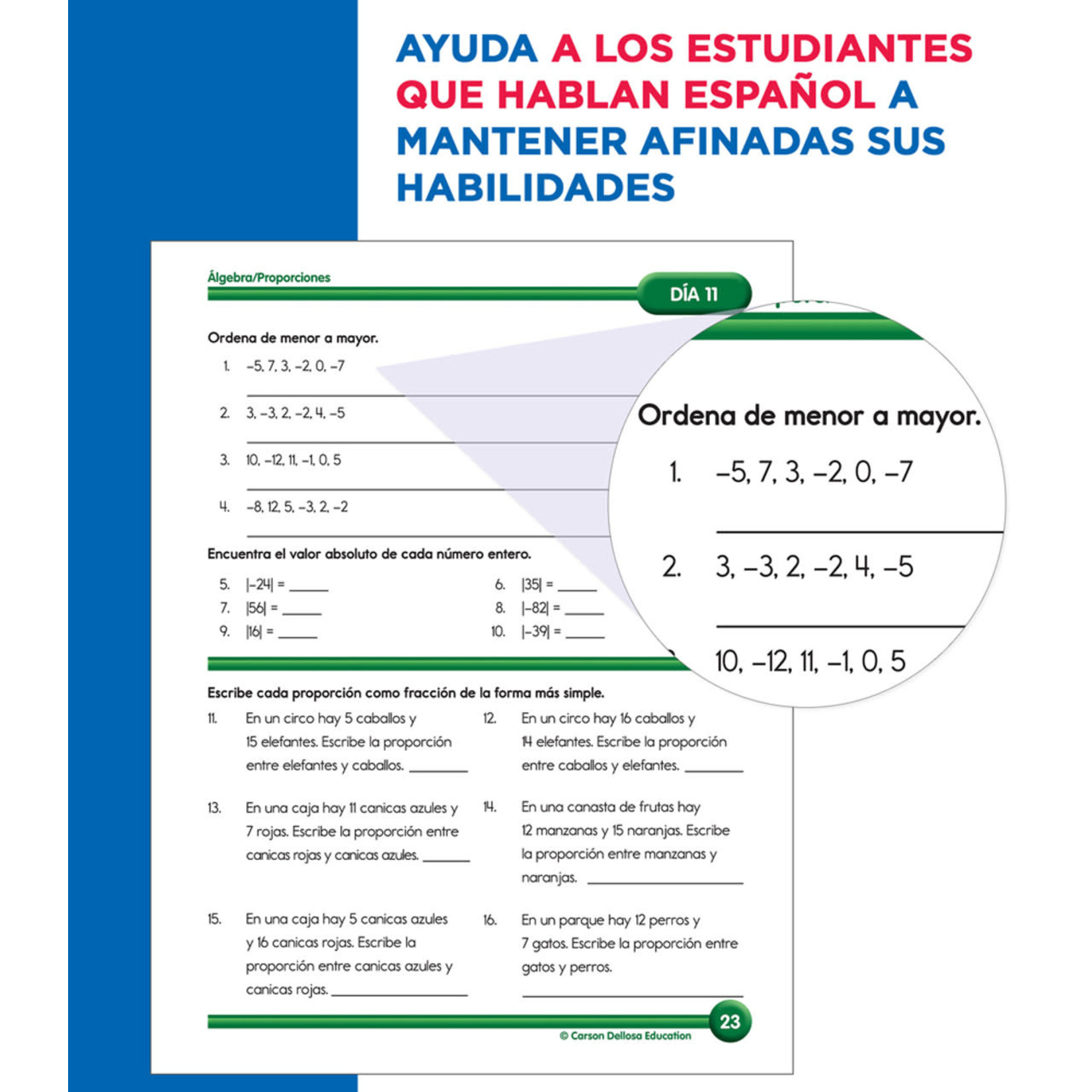 CARSON DELLOSA PUBLISHING CO Summer Bridge Activities Spanish Grade 6-7 Workbook