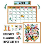 CARSON DELLOSA PUBLISHING CO Grow Together Calendar Bulletin Board Set
